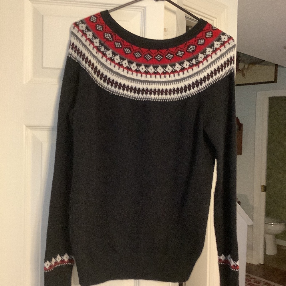 Talbots Fair Isle Sweater, size small